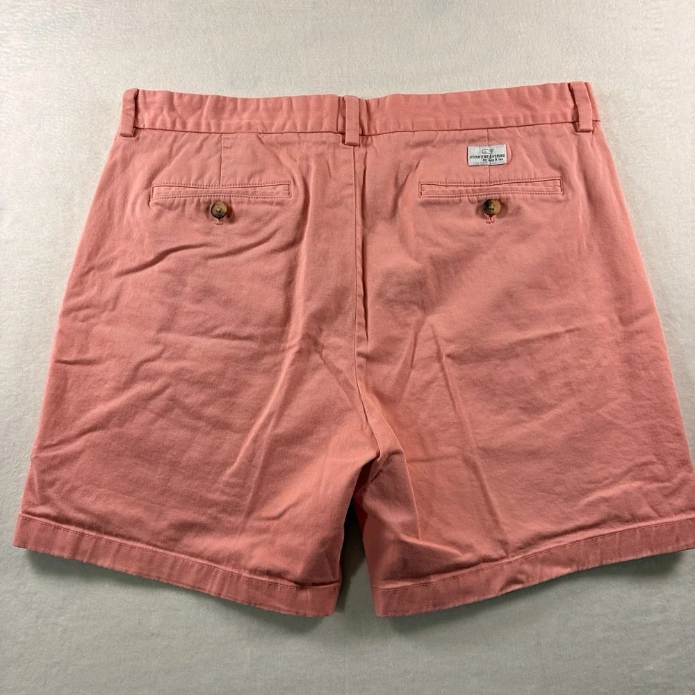 Vineyard Vines Breaker Shorts Mens 35 Salmon Chino 7